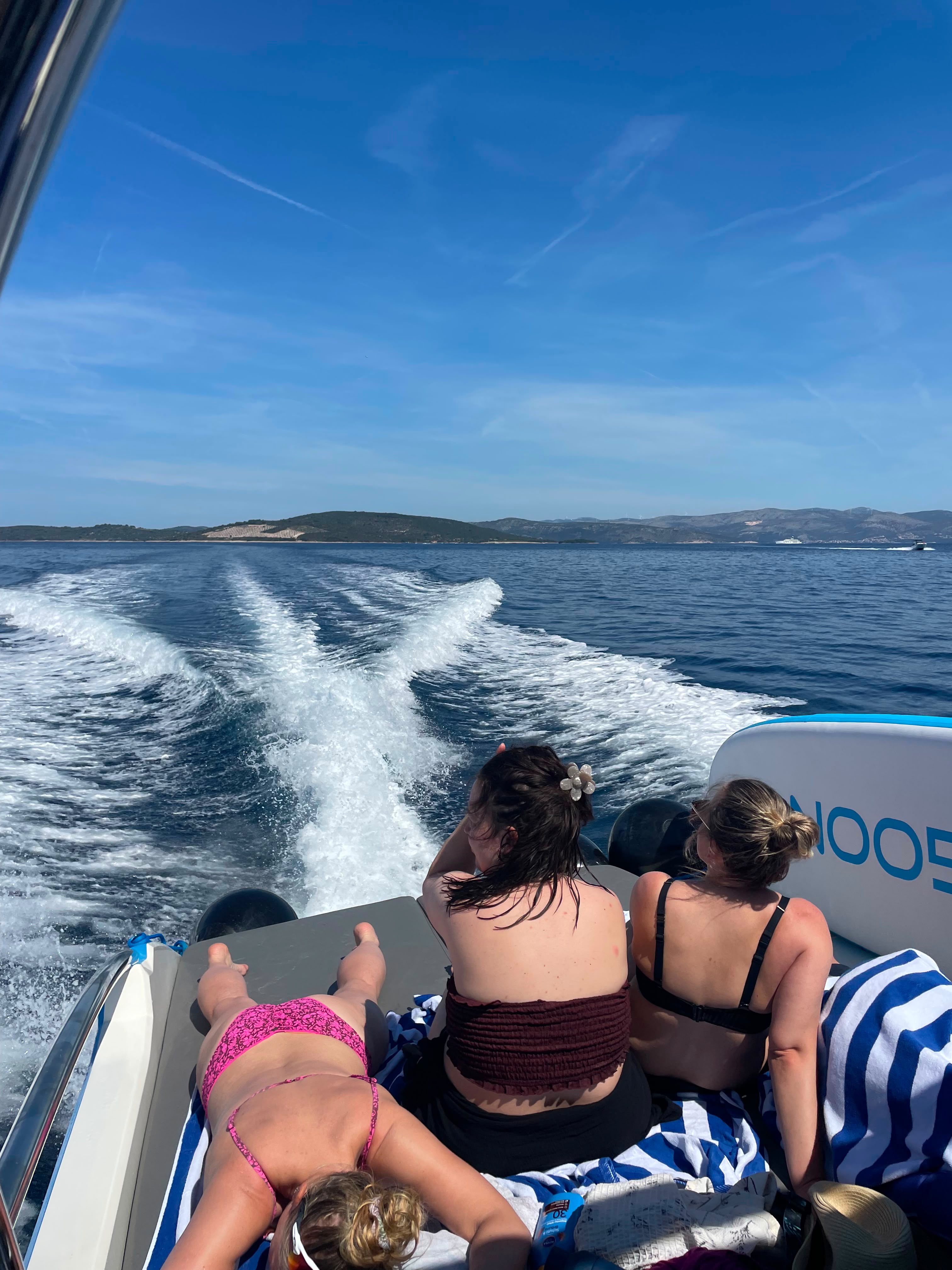 Guests relaxing on board