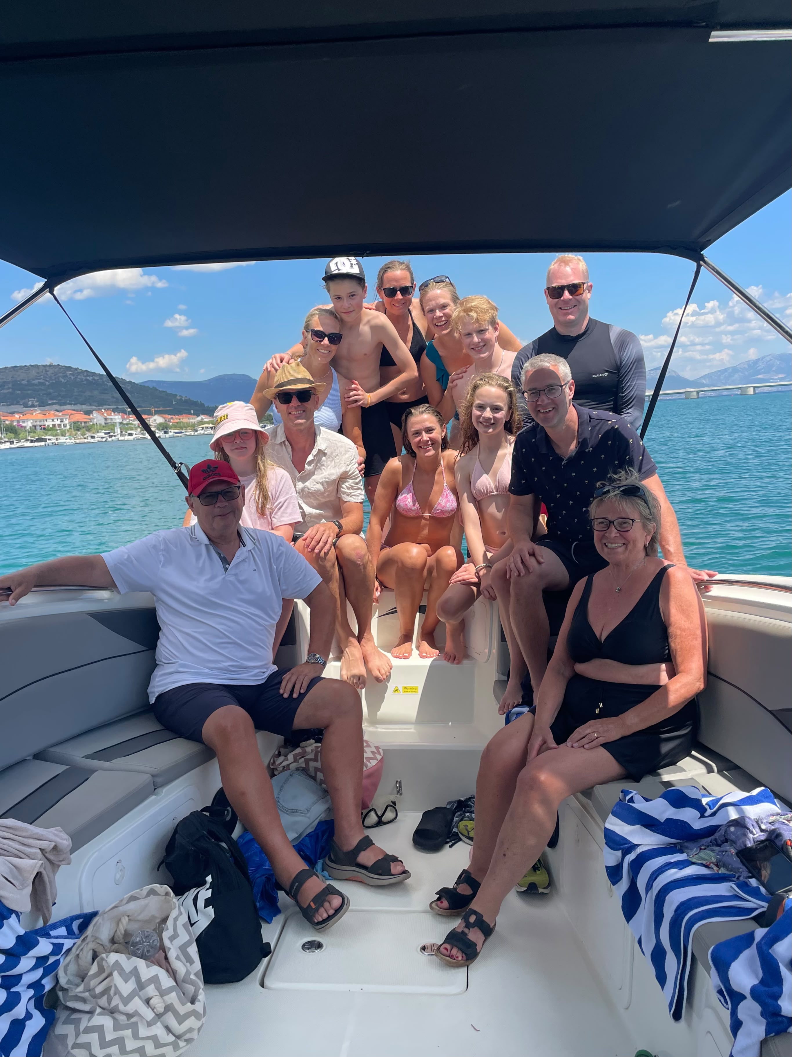 Guests enjoying the Blue Lagoon group tour