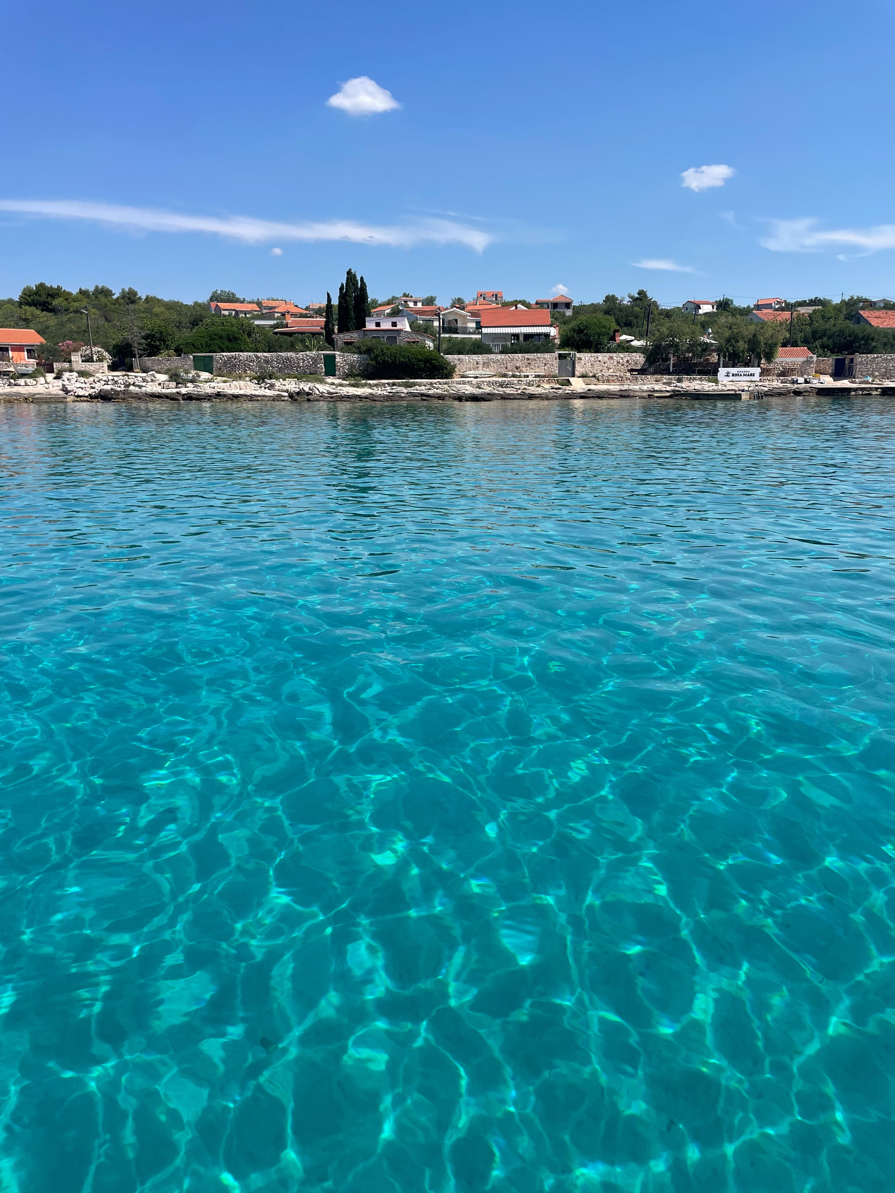 Crystal clear turquoise water